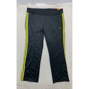 New Nike The Athletic Dept Pants Jogger Women XL Gray Warm Up‎ Track Zip Ankle